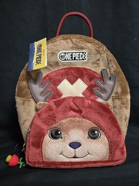 Netflix One Piece Tony Tony Chopper Plush Mini Backpack - NWT